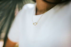 The Aquila constellation necklace
